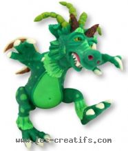 Fimo clay dragon 