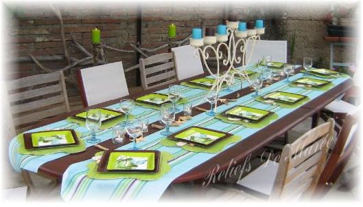 Table mats for special summer-time meals