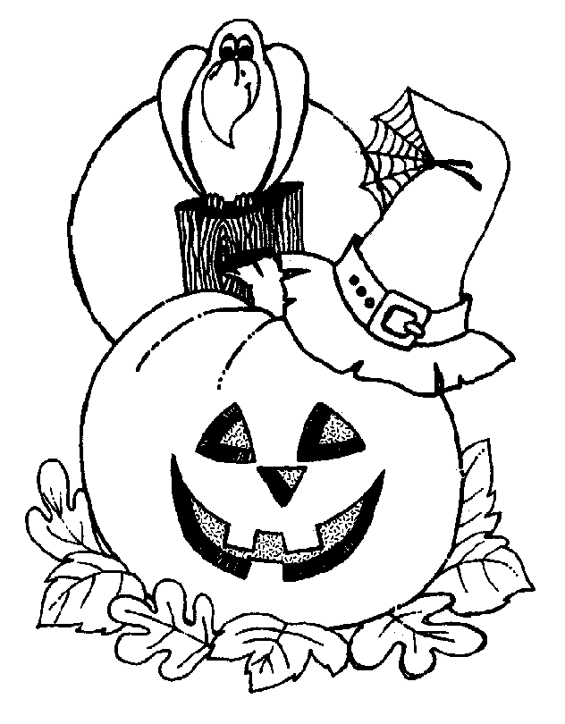 halloween art coloring pages - photo #35