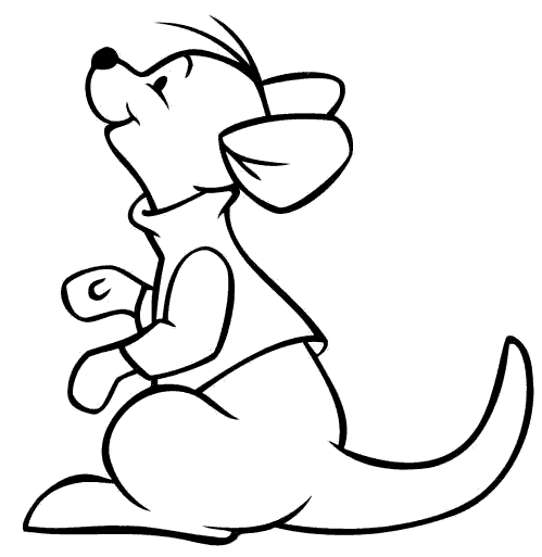 kanga winnie the pooh coloring pages - photo #13