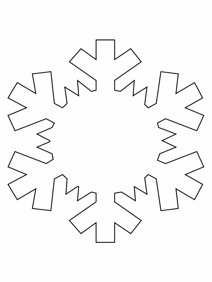 Snowflake Stencil Template