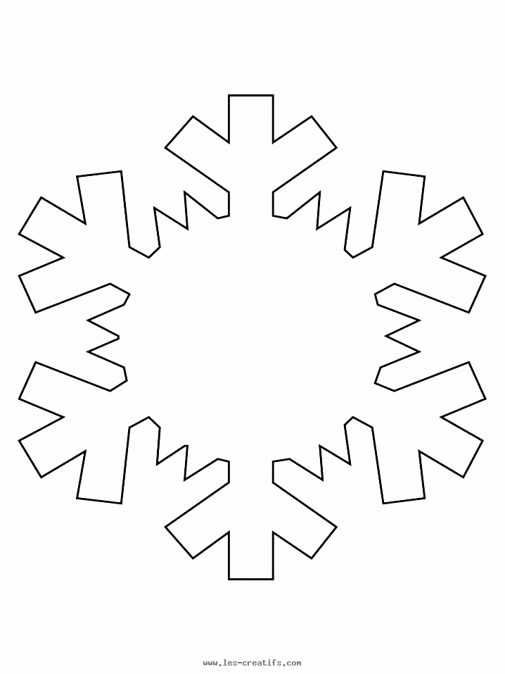 Snowflake Stencil Template