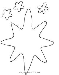 rounded star shapes