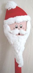 Wooden spoon Father Christmas design