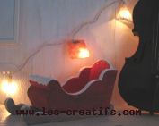 Christmas-themed Mini lights decoration