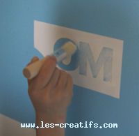 painting with a stencil