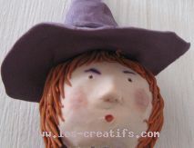 The 'made-up' witch - head