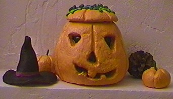 Halloween decoration : candle jar