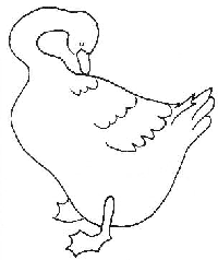 goose drawing
